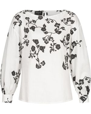 Marianna Déri And- Floral Blouse - White
