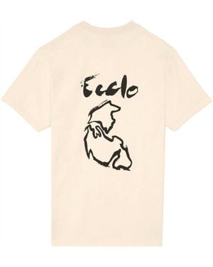 Ecco Pangea Cream T-Shirt - Natural