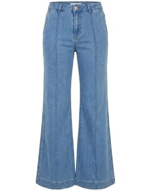 Adrift Clothing Adrift Denim Wide Leg Jeans - Blue