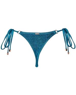 Enez Swim Mira Thong Bottoms - Blue