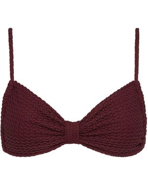Montce Crochet Devin Bikini Top - Purple