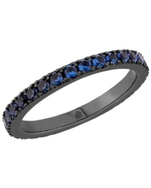 SALLY SKOUFIS Complete Ring With Made Sapphire - Blue