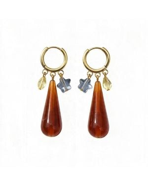 Skinny Mutt Starry-Eyed Earrings - White