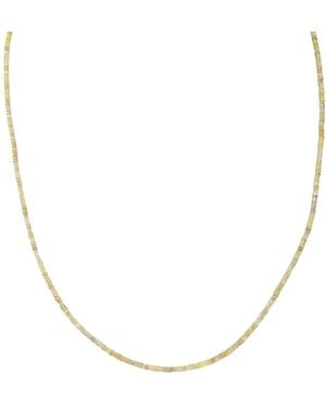 Rahul's Jewels 16"-18" Adjustable Length Genuine Diamond Necklace - Metallic