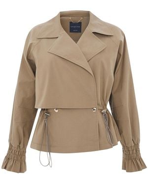 Exquise Neutrals Yareli Collar Jacket – - Natural