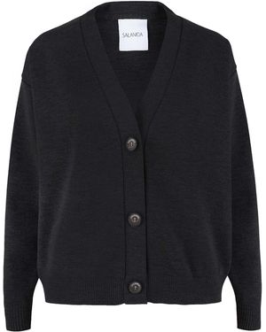 SALANIDA Bene 100% Merino Cardigan - Blue