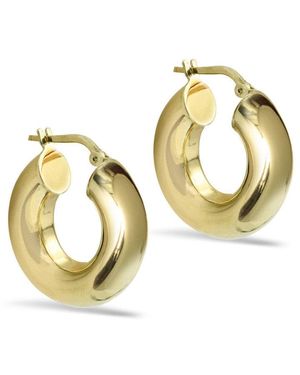 Argento Vivo Penelope Tube Hoop - Metallic