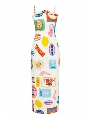We Are Kindred Florence Strap Maxi Dress Cream - White