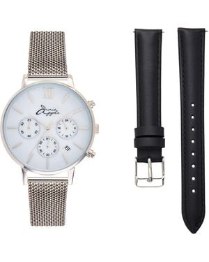 Bermuda Watch Company Annie Apple Marseille, & Multifunctional Interchangeable - White