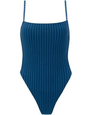 Thaynne Swimwear Llc Ámbar One Piece - Blue