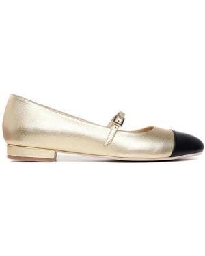 Ginissima Mimi Round Toe Mary-Jane - Natural