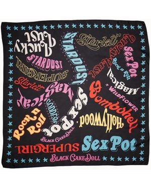 Black Cake Say My Name Rock N' Roll Scarf- Clothing - Black