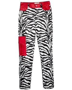 Paloma Lira Zebra Trousers - Multicolour