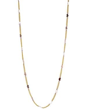 1610Istanbul Istanbulite Minimalist Chain Necklace - Metallic