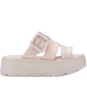 Melissa Neutrals Pump Platform Sandal - Pink