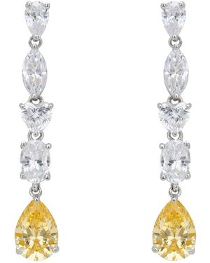 LÁTELITA London Knightley Drop Earrings Topaz - Metallic