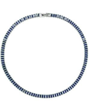 Maison De Gala Lina Crystal Necklace - Blue