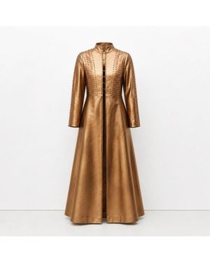 Roqaia Fashion House Golden Armour - Brown