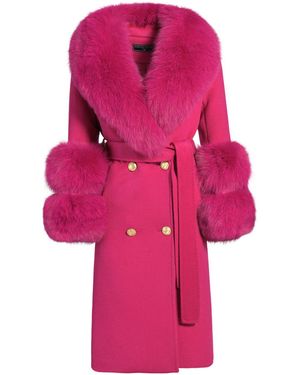 Hortons England Belgravia Cashmere Coat - Pink