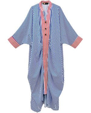 Xclamations UK Marakesh Bubble Dress - Blue