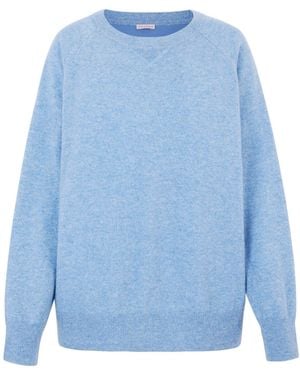 Mamu Dream Chambray Cashmere Sweatshirt - Blue
