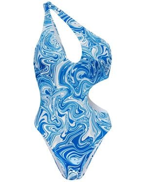 Ekcentrik Aquadelic Swimsuit - Blue