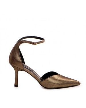 The 5Th Element Neutrals Classy Court Shoes - Brown