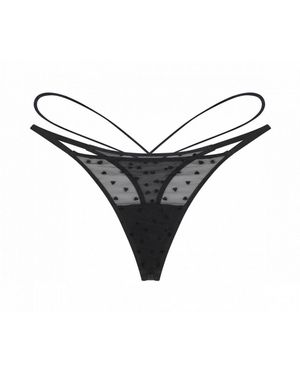 La Tribeau Booty Call Thong - Grey