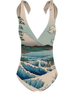 Aloha From Deer Sea Of Satta One Piece Swimsuit - Green