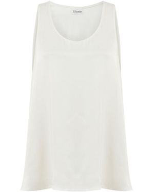 Lilamie Soho Long Top - White