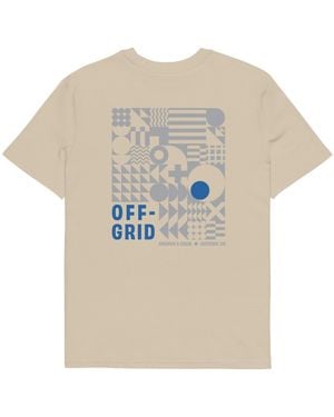 Anchor and Crew Neutrals Desert Dust Twenty Off-Grid Editions Organic Cotton T-Shirt - Natural