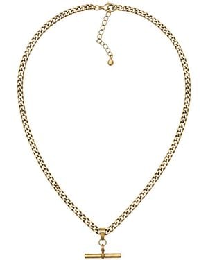 Uchi and Soto Kin T-Bar Necklace - Metallic