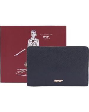 Paul Costelloe Solidago Leather Purse - Blue