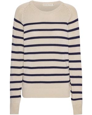 GROBUND Helga Knit Jumper - White