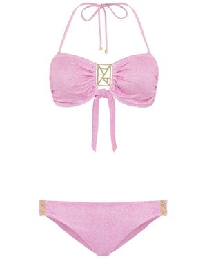 Leyla Maya Ltd Kate Bandeau Bikini Set - Pink