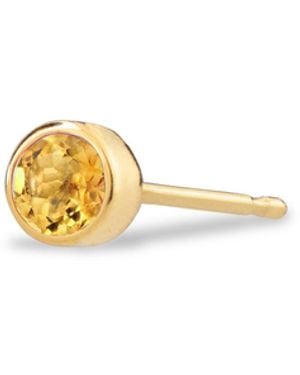 Maya Brenner Birthstone Stud - Metallic