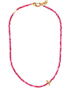 Smilla Brav Necklace Flamingo - Red