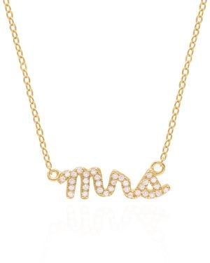 Luna Charles Leia Mrs Necklace - Metallic