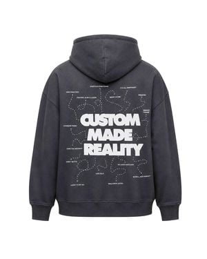 mysimplicated Oversized Cotton Hoodie - Blue