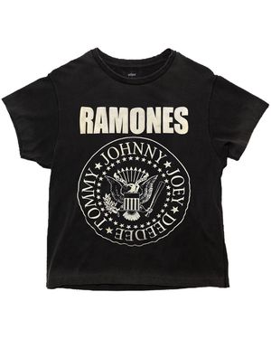 Other Ramones Classic Seal Vintage T-Shirt - Black