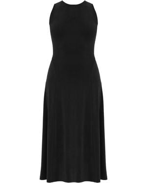 UNDRESS Seba Bodycon Midi Dress With Flared Skirt - Black