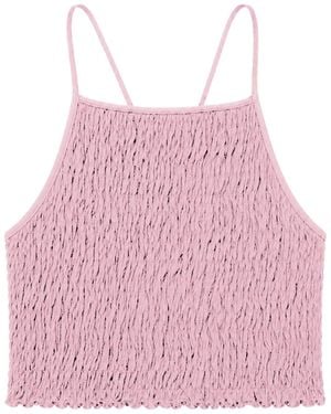Planet Loving Company Modal Smocked Top - Pink