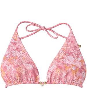 Plivati Amara Triangle Bikini Top — Ruža - Pink