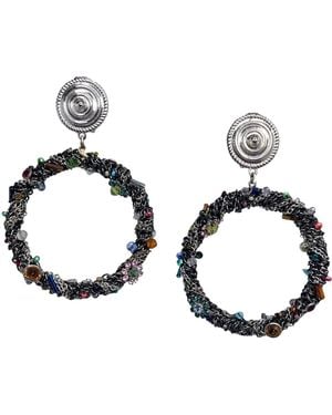 Jaredjamin Simone Clip On Earrings - Metallic