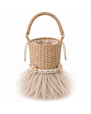 Lalinde Neutrals Saint-Tropez Bucket Bag - Natural