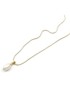 Biko Jewellery Freshwater Pendant - White