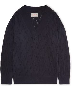 La Granni Oversized Jumper - Blue