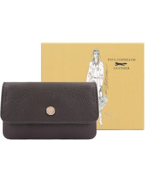 Paul Costelloe Isla Leather Purse - Brown