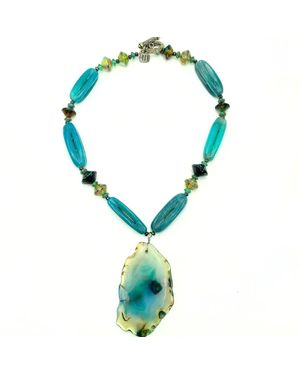 Amy Delson Jewelry Agatha - Green