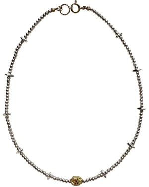 Larsuu Solar Orbit Hematite Necklace - Metallic